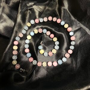 Morganite Beaded Necklace