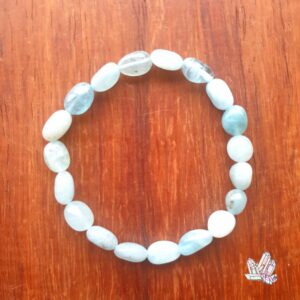 Aquamarine Nugget Bracelet