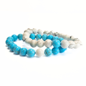His & Hers Bracelet Set - Howlite