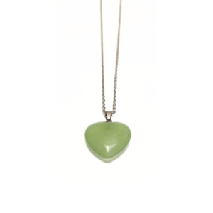Green Aventurine 20mm Heart Pendant