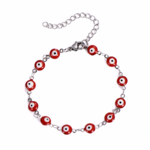 Red Evil Eye Bracelet |Stainless Steel
