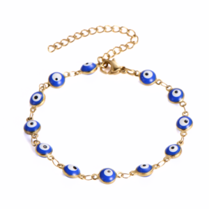 Evil Eye Gold Bracelet