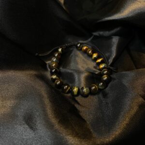 Multi Tigers Eye Macrame Bracelet