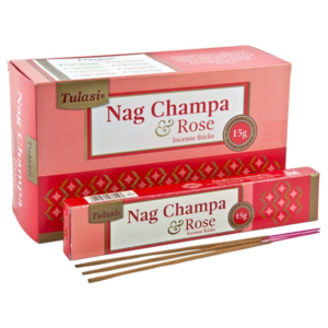 Tulasi Nag Champa and Rose Incense Sticks