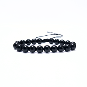 Obsidian Macrame Bracelet