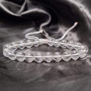 Clear Quartz Macrame Bracelet