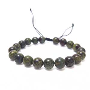 Dragons Blood Jasper Macrame Bracelet
