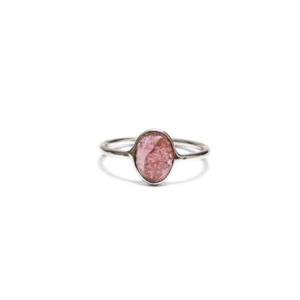 Pink Tourmaline Ring |Silver