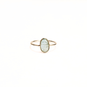 Blue Tourmaline Ring |Silver