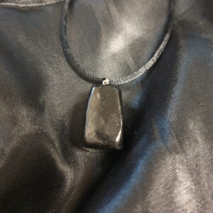 Shungite Tumbled Ball Pendant