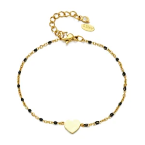 Gold Heart Bracelet