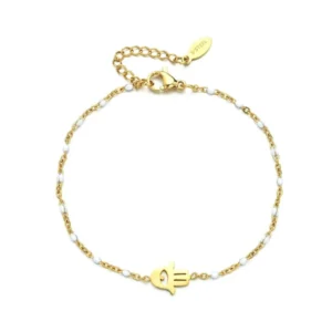 Gold Hamsa Bracelet |Stainless Steel