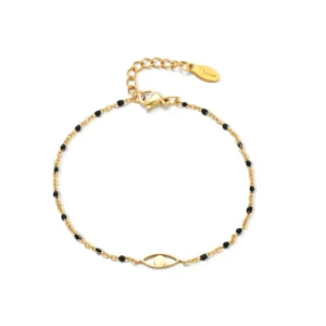 Gold Eye Bracelet |Stainless Steel