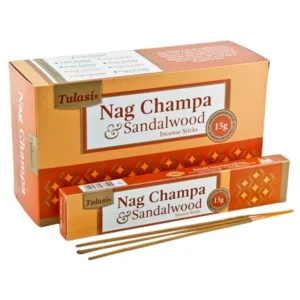 Tulasi Nag Champa and Sandalwood Incense Sticks